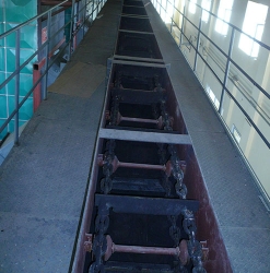 Chain scraper coal conveyor